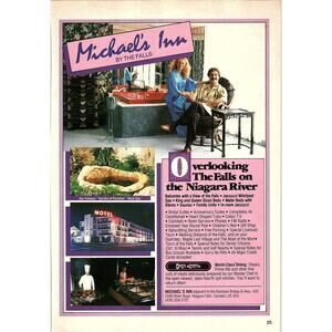 Michael's Inn overlooking The Falls on the Niagara River Niagara Falls ON SAG4-2